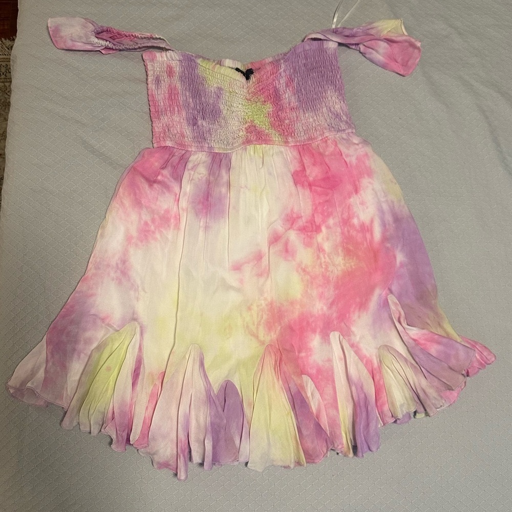 Aakaa Never worn multicolor fun summer dress